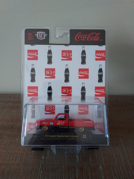 M2 Machines Coca-Cola 1973 Chevrolet Cheyenne Super 10 Custom Truck