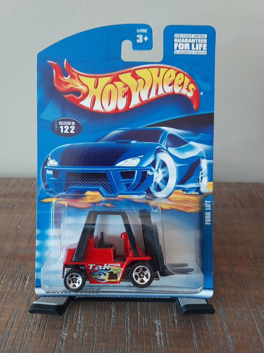 Hotwheels Red Fork Lift
