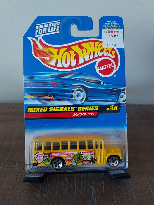 Hotwheels 1997 Mixed Signals Series School Bus