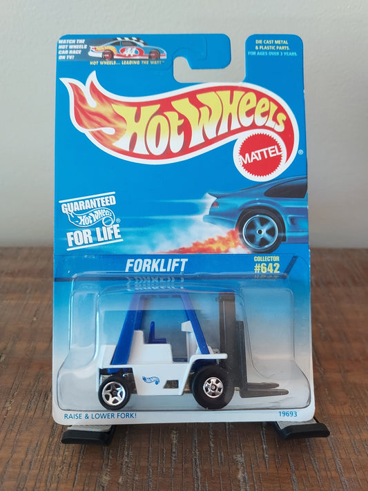 Hotwheels Blue Fork Lift