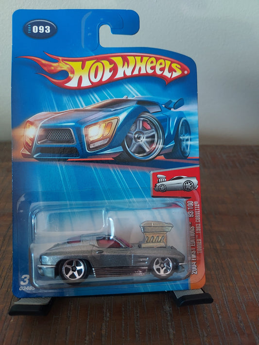 Hotwheels 2004 First Editions 'Tooned 1963 Corvette
