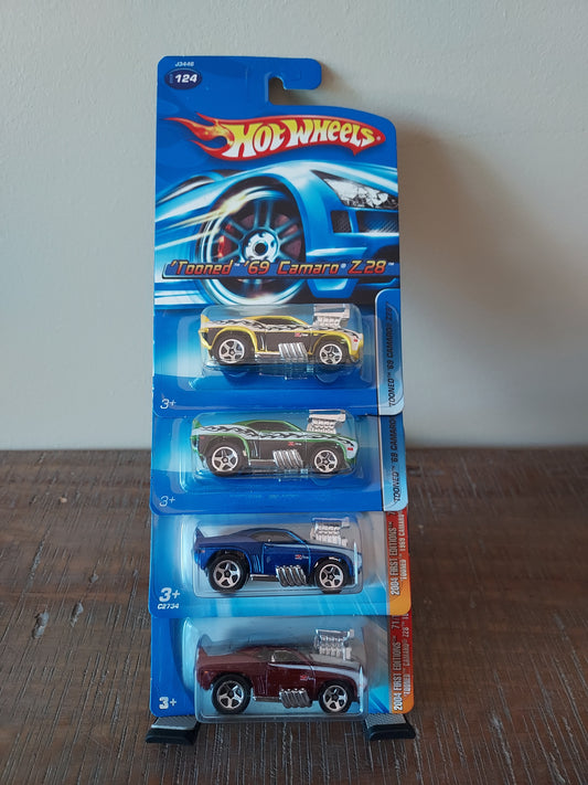 Hotwheels Tooned '69 Camaro Z28 Bundle