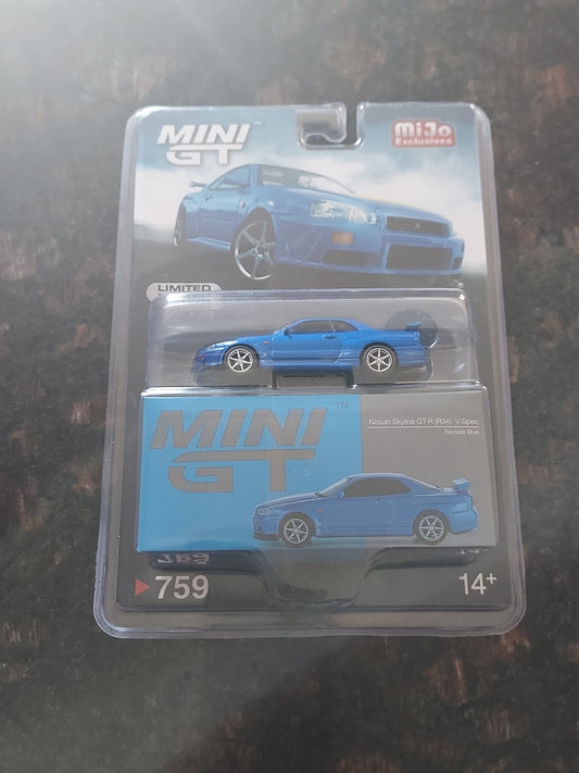 Mini GT Nissan Skyline GT-R R34 V-Spec