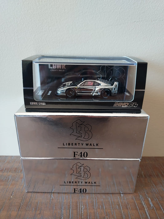 Inno64 LBWK F40 Chrome Silver