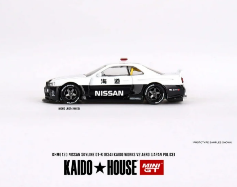 Kaido House 120 Nissan Skyline GT-R (R34) V2 Aero (Japan Police)