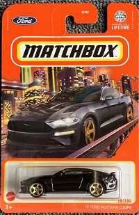 Matchbox Ford Mustang Coupe Black