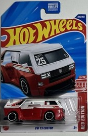 Hot Wheels VW T3 Custom 'Red Edition'
