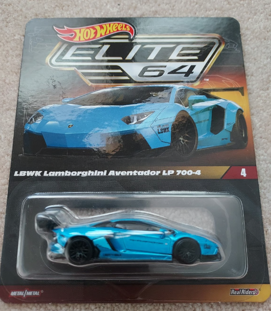 Hot Wheels Elite 64 LBWK Lamborghini Aventador LP 700-4