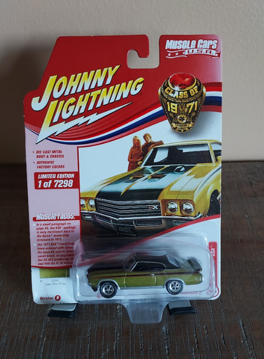 Johnny Lightning 1971 Buick GSX Limited Edition 7298 PCS