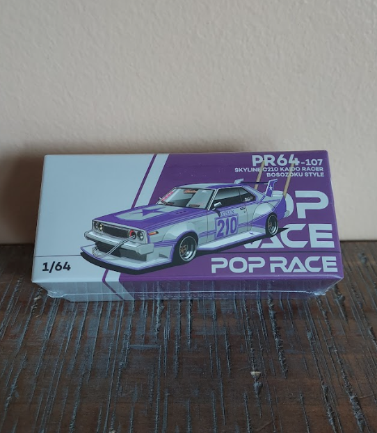 PopRace Skyline C210 "Bosozoku Style" Purple