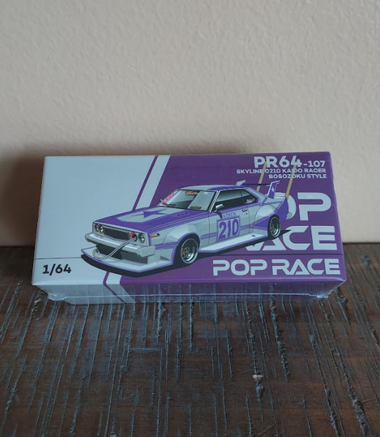 PopRace Skyline C210 "Bosozoku Style" Purple