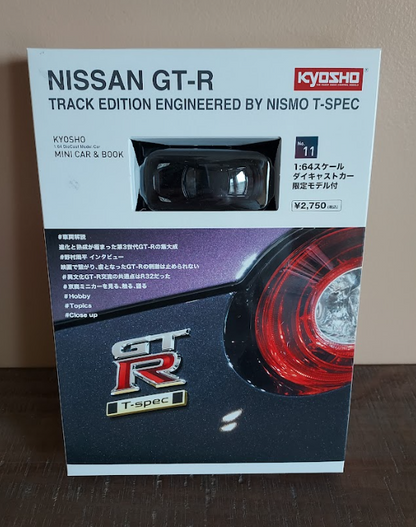 Kyosho Nissan GT-R Track Edition Engineered By Nismo T-SPEC with magazine